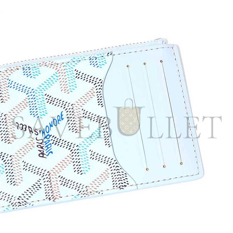 GOYARD BOURBON ZIPPED CARD HOLDER MULTICOLOURED BOURBOPMLTY71CL23P (12.5*8.4*1cm)